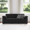vidaXL 3-personers sofa 178 cm velour sort