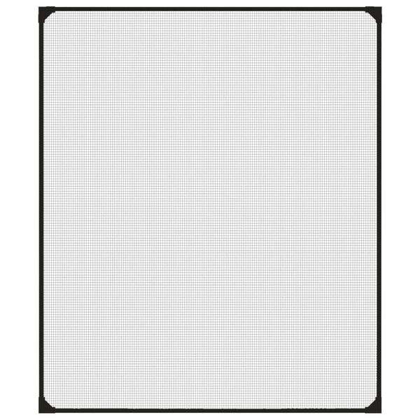 vidaXL magnetisk insektnet til vinduer 100x120 cm antracitgr&aring;