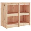 vidaXL udend&oslash;rs k&oslash;kkenskab MEPPEL 106x55x92 cm massivt fyrretr&aelig;