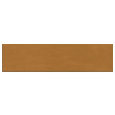 vidaXL vægpaneler 12 stk. 60x15 cm 1,08 m² fløjl brun