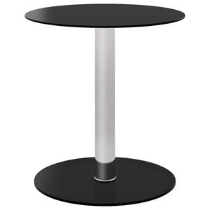 vidaXL sofabord 40 cm h&aelig;rdet glas sort