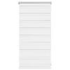 vidaXL zebragardin 40,9x100 cm stofbredde 36,7 cm hvid