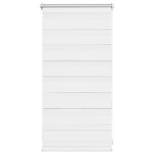 vidaXL zebragardin 40,9x100 cm stofbredde 36,7 cm hvid