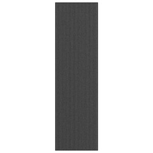 vidaXL D&oslash;rm&aring;tte Stribe Sort og Gr&aring; 115x400 cm