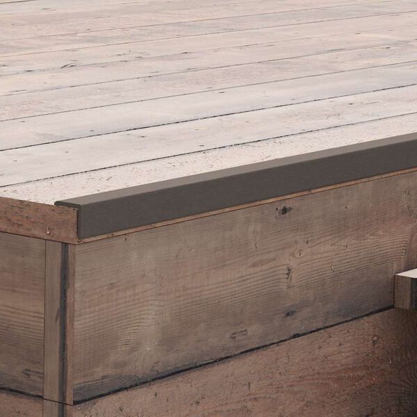 vidaXL terrassevinkellister 5 stk. WPC 170 cm m&oslash;rkebrun