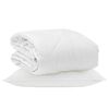 vidaXL &Aring;rsd&aelig;kkende Dyne med pude 2 stk. Hvid Microfiber