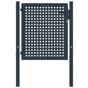 vidaXL hegnsl&aring;ge antracit 102x75 cm st&aring;l