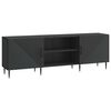 vidaXL TV-skab 150 x 31 x 50 cm Sort Konstrueret tr&aelig;