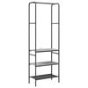 vidaXL T&oslash;jstativ Gr&aring; sonoma-eg 60 x 30 x 171 cm Konstrueret tr&aelig;