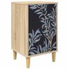 vidaXL Natskab DOKKUM Sonoma-eg 36 x 33 x 60 cm Konstrueret tr&aelig;
