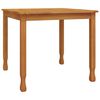 vidaXL havebord 85x85x75 cm massivt teaktr&aelig;