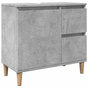 vidaXL underskab til vask 65x33x60 cm konstrueret tr&aelig; betongr&aring;