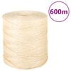 vidaXL reb 100 % sisal 2 mm 600 m