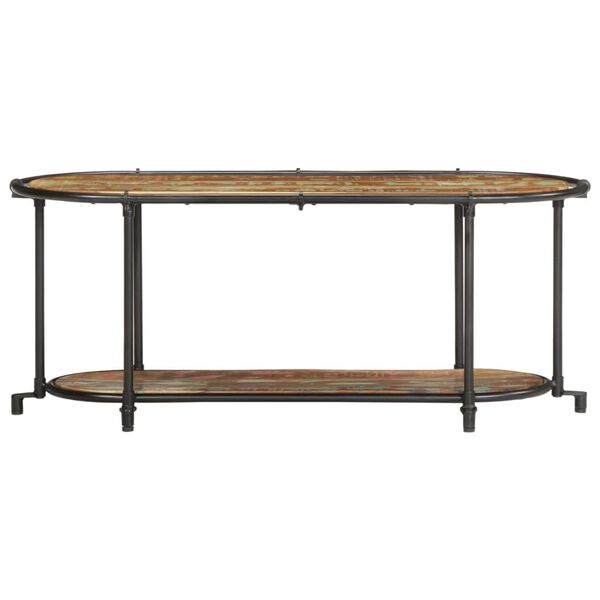 vidaXL tv-bord 100x42x40 cm massivt genbrugstræ