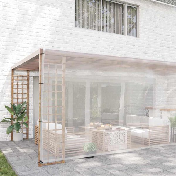 vidaXL klar presenning med &oslash;jer 6x10 m polyethylen