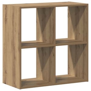 vidaXL skab 68,5x32x68,5 cm konstrueret tr&aelig; egetr&aelig;sfarve