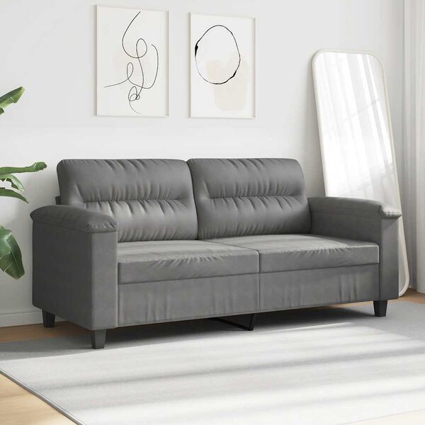 vidaXL 2-personers sofa 140 cm stof mikrofiberstof