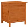 vidaXL opbevaringsboks til haven 50x49x56,5 cm massivt grantr&aelig; brun