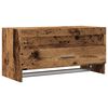 vidaXL garderobe, gammel tr&aelig;look, 70x32,5x35 cm, konstrueret tr&aelig;