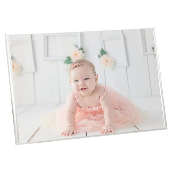 vidaXL billedrammer 5 stk. til bord 21x29,7 cm MDF s&oslash;lvfarvet