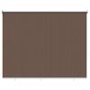 vidaXL Udend&oslash;rs rullesk&aelig;rm 90% UV blok Gr&aring;brun 140 x 140 cm HDPE