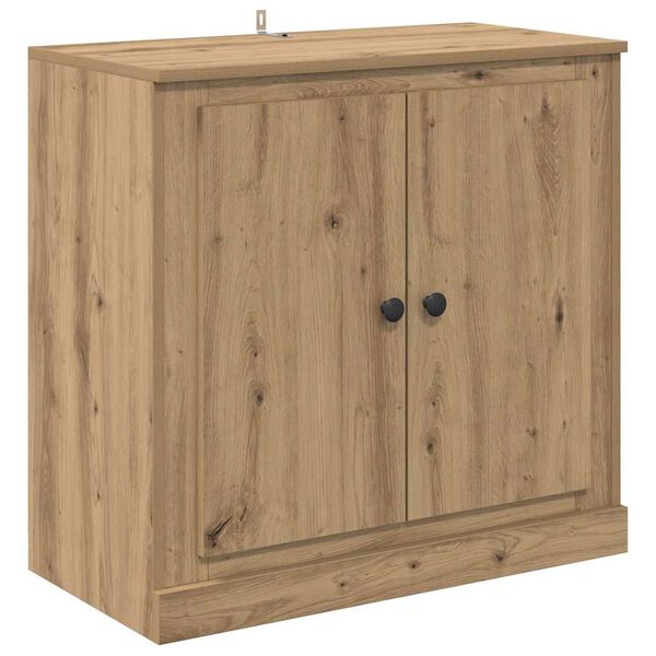 vidaXL Sideboard Artisan Egetr&aelig; 70 x 35,5 x 67,5 cm Konstrueret tr&aelig;