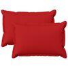 vidaXL Pudebetr&aelig;k 2 pcs HOUTEN R&oslash;d 30 x 50 cm Faux Linned