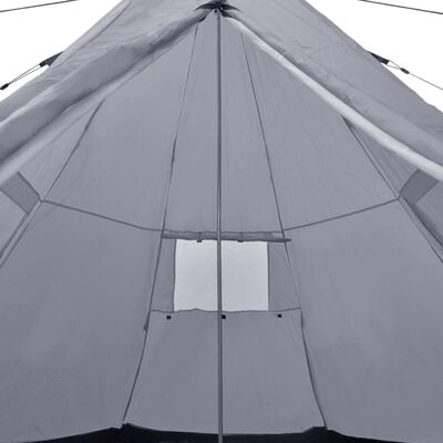 vidaXL 4-personers telt grå