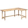 vidaXL skrivebord 180 x 120 x 76 cm massivt mangotr&aelig;