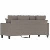vidaXL 2-personers sofa 140 cm stof gr&aring;brun