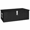 vidaXL opbevaringskasse 80x39x30 cm aluminium sort