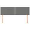 vidaXL sengegavle 2 stk. 72x5x78/88 cm stof mørkegrå