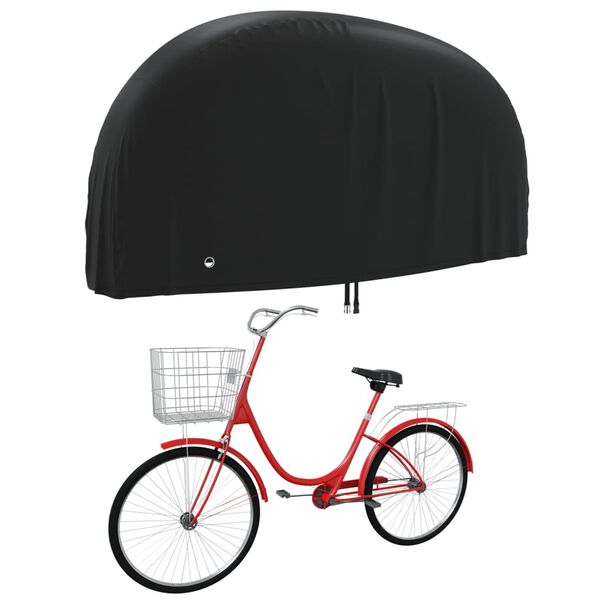 vidaXL cykelovertr&aelig;k 200x70x110 cm 190T oxfordstof sort