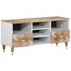 vidaXL tv-bord 100x33,5x46 cm massivt mangotr&aelig;