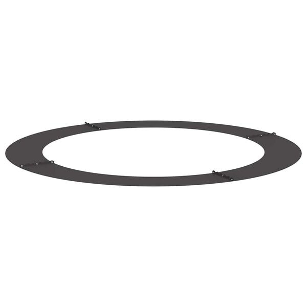 vidaXL egnet til flad tr&aelig;ring Sort &Oslash;90 / 120 cm St&aring;l