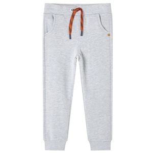 Joggingbukser til b&oslash;rn str. 92 gr&aring;meleret