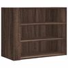 vidaXL v&aelig;gskab 75x35x60 cm konstrueret tr&aelig; brun egetr&aelig;sfarve