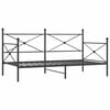 vidaXL daybed uden madras 100x190 cm st&aring;l sort