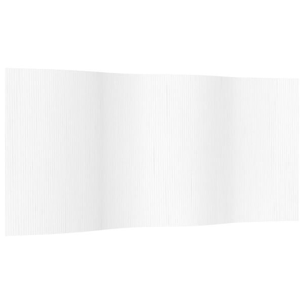 vidaXL rumdeler bredde 400 cm h&oslash;jde 165 cm bambus hvid