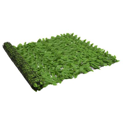 vidaXL altanafskærmning 300x150 cm grønne blade
