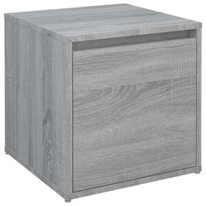 vidaXL opbevaringsskab 40,5x40x40 cm konstrueret tr&aelig; gr&aring; sonoma-eg