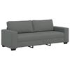 vidaXL 3-personers sofa 180 cm stof m&oslash;rkegr&aring;
