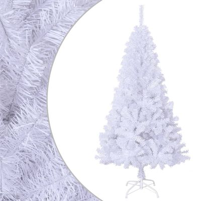vidaXL kunstigt juletræ med tykke grene 150 cm PVC hvid
