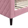 vidaXL daybed 90x200 cm velour pink