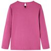Langærmet T-shirt til børn str. 92 cm pink