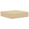vidaXL Udend&oslash;rs S&aelig;depude Beige 40 x 40 x 8 cm 100% polyester