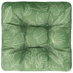 vidaXL pallehynde 50x50x12 cm stof bladm&oslash;nster