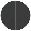 vidaXL Pool Bundark Sort &Oslash; 244 cm Non-woven stof