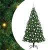 vidaXL Kunstigt juletr&aelig; med stativ Gr&oslash;n 180 cm PVC og St&aring;l og Plastik
