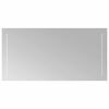 vidaXL LED badev&aelig;relsesspejl Transparent 80 x 40 cm h&aelig;rdet glas